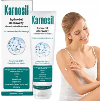 Karnosil hydro-gel náplast popáleniny pořezání proleženiny ionty stříbra 100 g