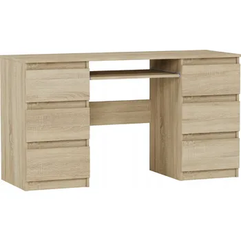 Obdélníkový psací stůl Framire 140 x 50 x 77 cm, dub sonoma