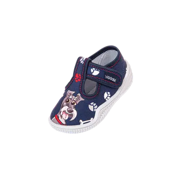 Dívčí bačkory Dětské přezůvky papučky Vi-GGa-Mi - Dingo Druck Velikost: 21