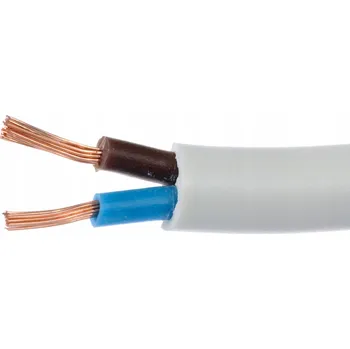 elektrický kabel KABEL KULATÝ 2x1 DO BYTU DÍLNY OMY 2x1mm - 10m
