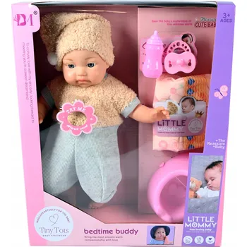 Panenka MIMINKO PANENKA JAKO ŽIVÝ NOVOROZENEC, MIMINKO MLUVÍ, PLÁČE, SMĚJE SE + NOČNÍK