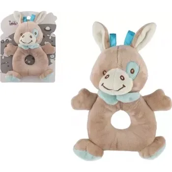 Chrastítko oslík 18 cm Vzdělávací HRAČKY Pro miminka CHRASTÍTKA Zajímavé