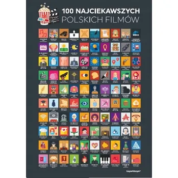 Obraz Plakát Stírací los 100 Polské filmů bez rámu 42 x 59 Cm