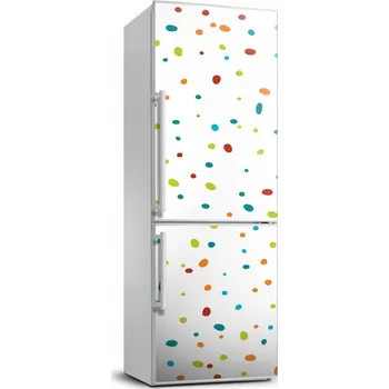 Fototapeta Nálepka na ledničku Barevné tečky 70x190