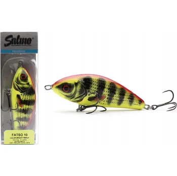 Umělá nástraha Wobler Salmo Fatso 10cm 48g FL Bright Perch