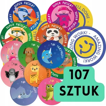 samolepka Motivační Samolepky Sticky 107 ks