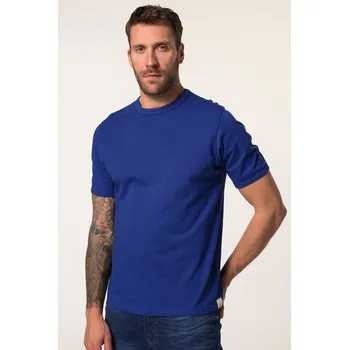 JP-Aware, Plus size JP AWARE tričko, krátké rukávy, výšivka, GOTS certifikovaná biobavlna pro plnoštíhlé nadměrná velikost, 826206740-1456, modrý, 7XL, Plus size oblečení, Oblečení pro vysoké muže, Nadměrné velikosti, Oblečení pro plnoštíhlé.