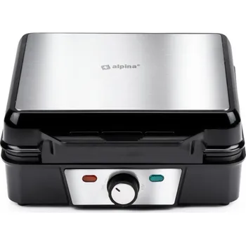 Pomocník do kuchyně ALPINA Vaflovač na čtyři vafle 1000W ED-223256
