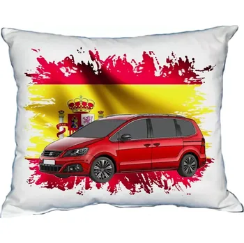 Povlak na dekorativní polštářek Polštářek s osobním autem Seat Alhambra (Polštářek s osobním autem )