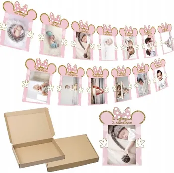 Rám na obraz BANNER rámečků na FOTKY prvních 12 měsíců - 1. ROCEK