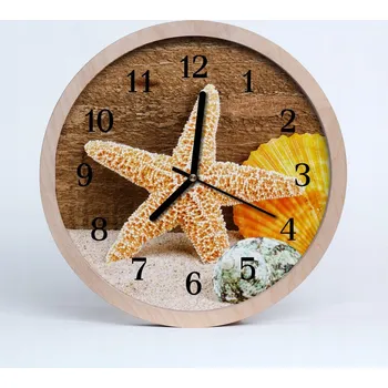 Hodiny Rustikální nástěnné hodiny loft Hvězdice Zvířata