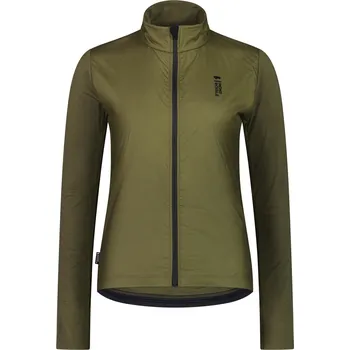 Cyklistická bunda Merino mikina MONS ROYALE REDWOOD WIND JERSEY WMNS dark olive Velikost: XS