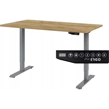 Psací stůl Obdélníkový psací stůl Projekt Ergonomia 160 x 80 x 119 cm stříbrný