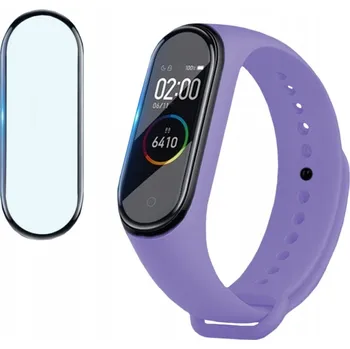 Příslušenství k chytrým hodinkám ŘEMÍNEK SE SKLEM pro XIAOMI MI BAND 4 -