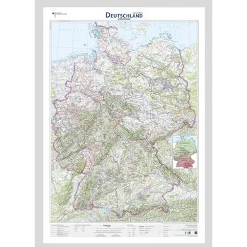 Deutschland auf einen Blick! Landschaftskarte 1:750 000 - BKG - Bundesamt für Kartographie und Geodäsie