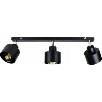 LAMPA STROPNÍ SVÍTIDLO Regulovatelný LUSTR NOSNÍK HRNEK ČERNÝ