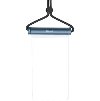 Pouzdro na mobilní telefon Baseus Vodotěsné AquaGlide s cylindrickým posuvným zámkem modré