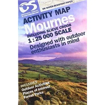 Encyklopedie OSNI 1:25000 Mournes Activity Including Slieve Croob