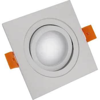 Bodové svítidlo Halogenové svítidlo ZAPUŠTĚNÉ bílé hliníkové, NAKLÁPĚCÍ, podhledové, pro žárovku GU10 LED