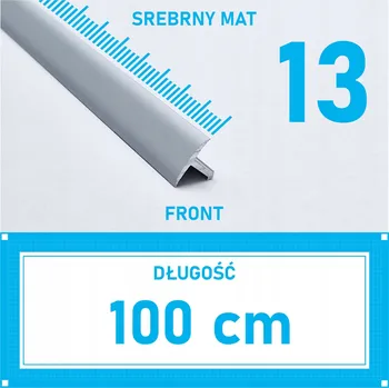 přechodová lišta Přechodová lišta prahová T-profil 13mm STŘÍBRNÁ MATNÁ 1m