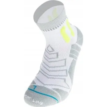 Dámské ponožky ČERNÉ sportovní Ponožky, bezešvé kotníkové ponožky, na běhání, s odrazkami, velikost 43-45