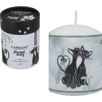 Lampička Svíčka se zamilovanými kočkami