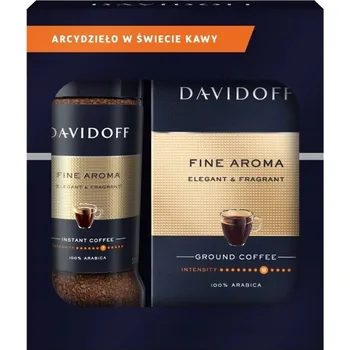 Davidoff Fine Aroma mletá káva 250g + instantní 100g