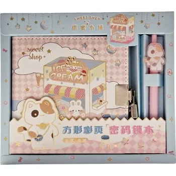 Zápisník Notes Zápisník/deník na zámek s klíčkem a perem, 108 stran.