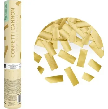 Konfeta Vystřelovací konfety 20cm Proužky, zlaté