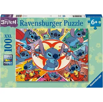 Puzzle RAVENSBURGER Stitch XXL 100 dílků
