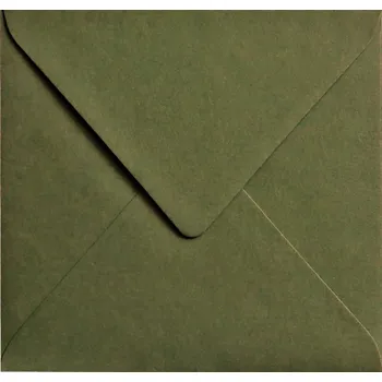 Obálka Kvadratické obálky Tintoretto Wasabi zelené 5 ks