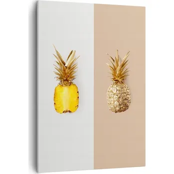 Obraz Obraz na plátně do obýváku, ložnice 50x70 ananas, obrazy na zeď canvas