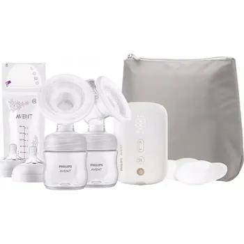 Odsávačka mléka Philips Avent Prémiová dvojitá elektrická odsávačka mateřského mléka bezdrátová SCF398/31