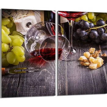 Kuchyňské prkénko Krájecí deska TMK ArtDeko sklo 2 ks