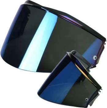 Helma na motorku PLEXI NA PŘILBU LS2 FF399 VALIANT MODRÉ ZRCADLOVÉ