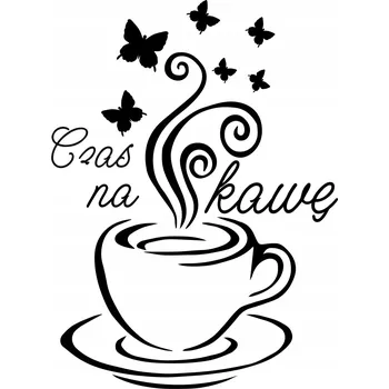 Obraz SAMOLEPKY DO KUCHYNĚ samolepka káva kávy srdce 100 x 50 cm G259