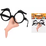 Wiky Set W027548 čarodějnice nos + brýle