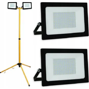 LED halogenový reflektor 2x 50W se stavebním stativem