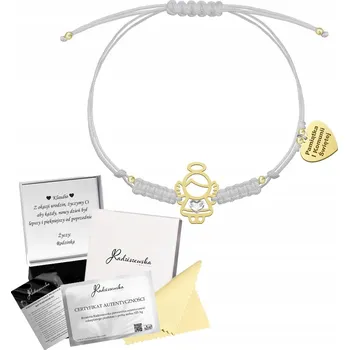 Náramek Dárek k svatému přijímání Náramek s andělem GRAVÍROVÁNÍ