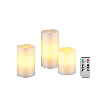 Svíčka Vosková LED svíčka GOOBAY 74368 sada 3ks