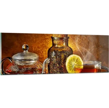 Obraz Obraz na skle do obýváku ložnice 90x30 gastronomie obrazy na zeď sklo