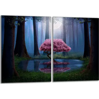 Kuchyňské prkénko Krájecí deska TMK ArtDeko sklo 2 ks