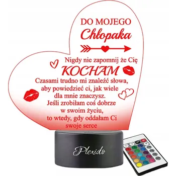 Lampička Noční lampa Plexido vícebarevná