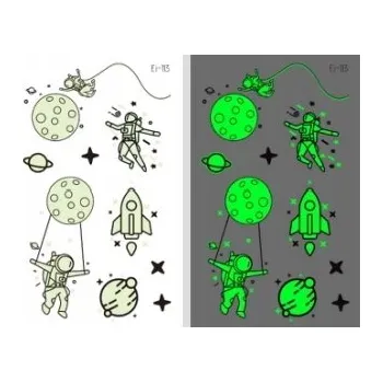 Tetování Smyvatelné tetování pro děti SVÍTÍCÍ VESMÍR EI113