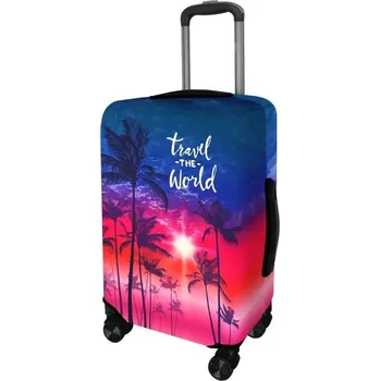 Příslušenství k zavazadlu KUFRYPLUS Obal na kufr Z432 Palmy v západu slunce S