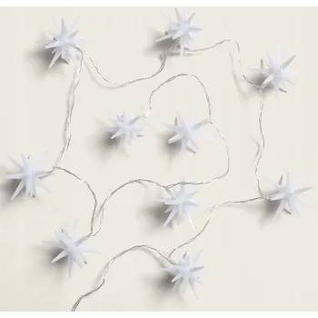 Vánoční dekorace Dřevěné Led světlo 7,3 cm