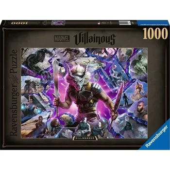 Puzzle RAVENSBURGER Marvel Villainous: Killmonger 1000 dílků
