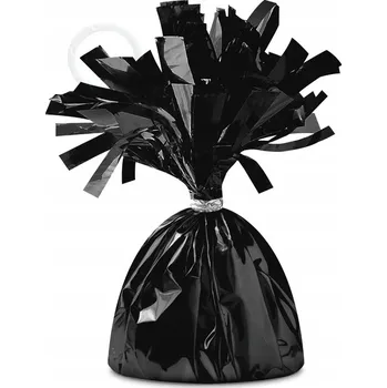 Balónek Závaží na balónky PartyPal, fólie, metalické černé, 1 ks