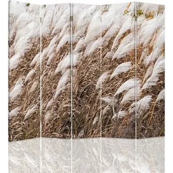 Paraván Oboustranná Paraván Feeby , suchá tráva 180 x 180 cm