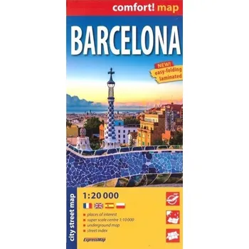 Literární cestopis Comfort! map Barcelona 1:20 000 w.2025 - praca zbiorowa